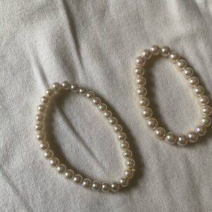 Pearl bracelet set 2 pc
